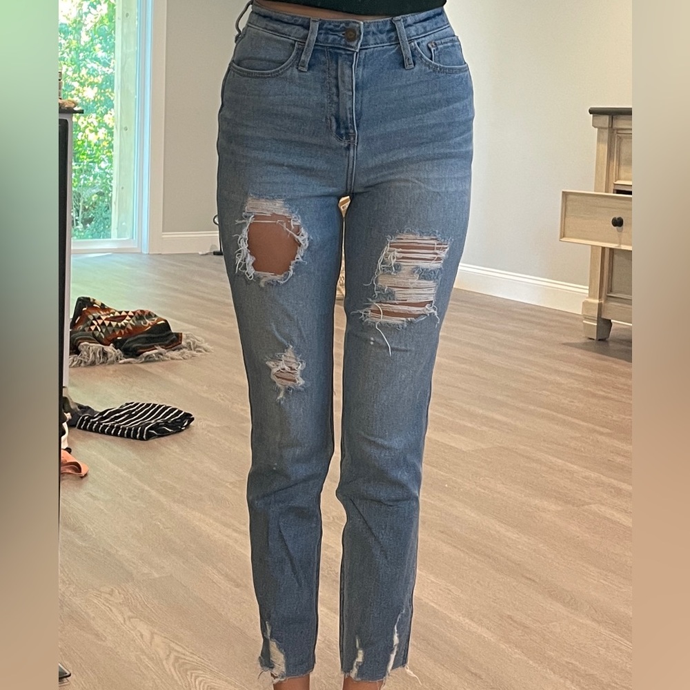 Hollister ultra high-rise mom jeans